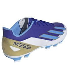 Adidas X CRAZYFAST Club Messi FxG moški nogometni čevlji, belo/modri, veliki 44