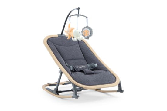OYSTER Home Rocker Lounger - Fossil, Otroški ležalnik - Fossil, temno siv