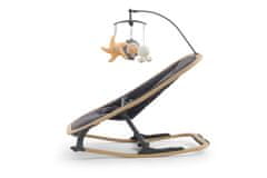 OYSTER Home Rocker Lounger - Fossil, Otroški ležalnik - Fossil, temno siv