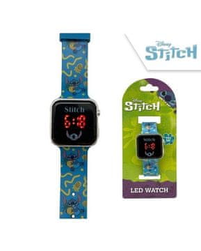 Kids Euroswan Otroška digitalna LED ura Euroswan - Stitch