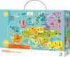 Puzzle - Zemljevid Evrope 100 kosov