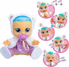 IMC Toys Cry Babies - Dressy - Gets Sick & Feels Better - lutka Krystal