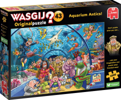Jumbo Puzzle Wasgij - Akvarijske norčije!, 1000 kosov