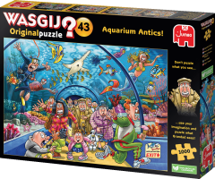 Jumbo Puzzle Wasgij - Akvarijske norčije!, 1000 kosov