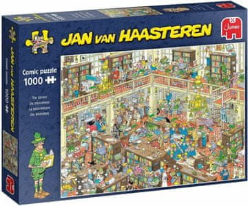 Jumbo Jan Van Haasteren Puzzle - The Library 1000 kosov