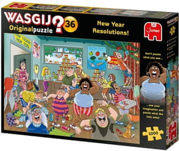 Jumbo Wasgij Puzzle - novoletne zaobljube! 1000 kosov