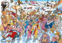 Jumbo Puzzle Wasgij - Zimska igra 1000 kosov