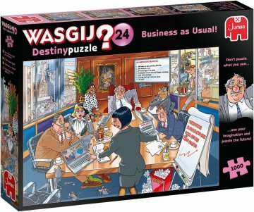 Jumbo Puzzle Wasgij - Business as Usual 1000 kosov