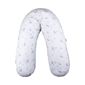 XKKO LUX Velikanski nosečniški vzglavnik/vzglavnik za dojenje - Sky Whale