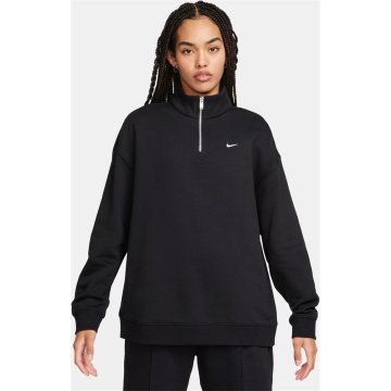 Nike Športni pulover črna Nsw Flc Qz Gls
