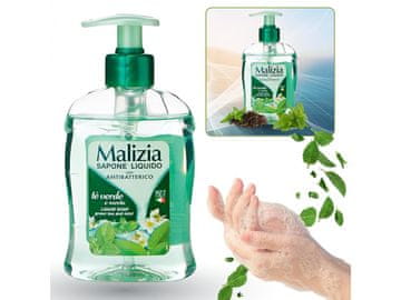 Malizia Malizia tekoče milo s črpalko - Zeleni čaj in meta 300 ml