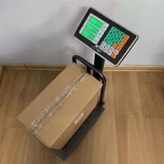 Malatec Skladiščna digitalna aku. elektronska tehtnica do 150kg LCD osvetljena črna