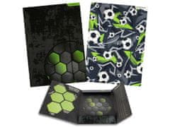 STARPAK Football LAMINIRANA šolska mapa A4 z elastičnim trakom STARPAK