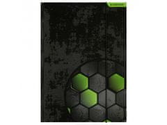 STARPAK Football LAMINIRANA šolska mapa A4 z elastičnim trakom STARPAK