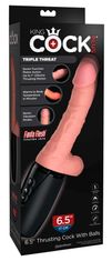 Erotic Collection 25 cm vibrator King Cock s potisno funkcijo