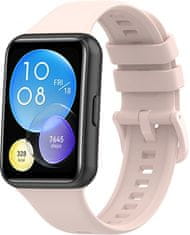 4wrist Silikonski pašček za Huawei Watch FIT 2 - roza