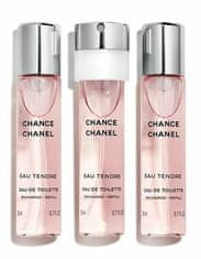 Chanel Chance Eau Tendre - EDT polnilo (3 x 20 ml) 60 ml
