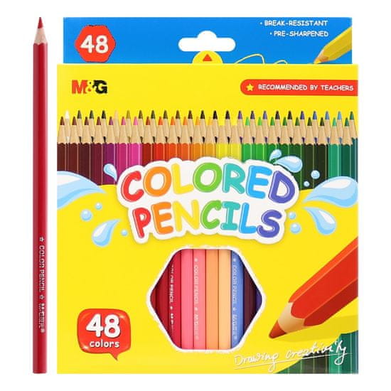 M&G Šestkotne barvice – set 48 kos