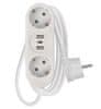P0221U podaljšek 1,5 m, 2 vtičnici + 2 USB A + 1 USB C, 1,5 mm2