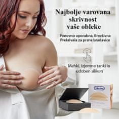 VIVVA® Silikonska prekrivala za prsne bradavice, Nalepke za prsne bradavice | NIPCOV creme