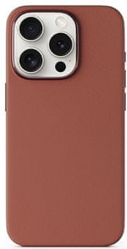 EPICO Mag+ usnjeni ovitek za iPhone 16 Pro - rjav (91110131700002)