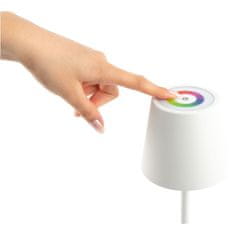 Classbach TL 4025 LED namizna svetilka za polnjenje bela