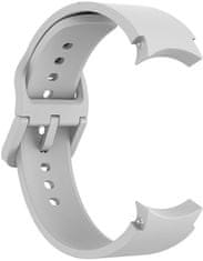 4wrist Silikonski pašček za Samsung Galaxy Watch 6/5/4 - bel