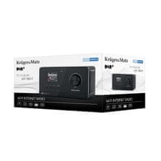 Krüger&Matz WIFI BT DAB FM internetni radio LCD 2,4" 27.000 postaj budilka in vreme