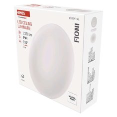 Emos LED svetilo nadometno FIONI, okroglo, 12W, IP44, nevtralno bela