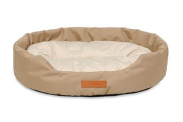 Noah Bež ovalna postelja Mia velikosti M