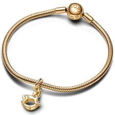 Pandora Čudovit pozlačen obesek Swinging Unicorn Shine 762978C01