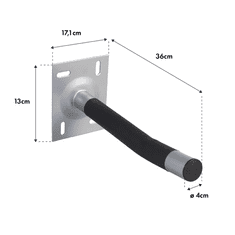 Maclean Univerzalni stenski nosilec MC-438, 2 kosa