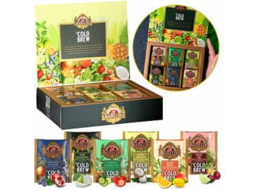 Basilur BASILUR Cold Brew Mešanica sadnih čajev brez kofeina - 60 vrečk