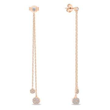 Brilio Silver Originalni bronasti uhani s cirkoni EA629R