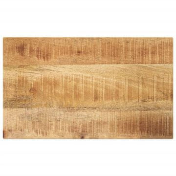 Vidaxl Mizna plošča 40x20x3,8 cm pravokotna masivni les surove barve manga