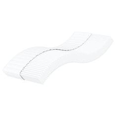 shumee vidaXL Vzmetnica iz pene bela 100x220 cm trdota H2 H3