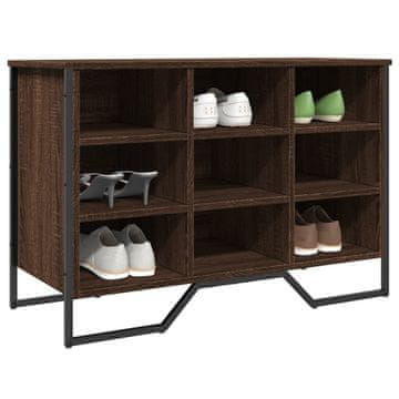 Vidaxl vidaXL Omarica za čevlje rjav hrast 90x38x61,5 cm