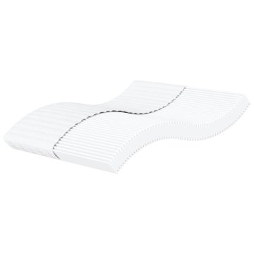 shumee vidaXL Vzmetnica iz pene bela 160x210 cm trdota H2 H3