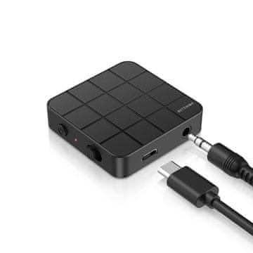 Blitzwolf BW-BL2 Bluetooth oddajnik / sprejemnik 3.5mm jack, črna