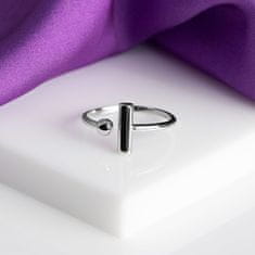 Brilio Silver Minimalističen srebrn prstan RI037W