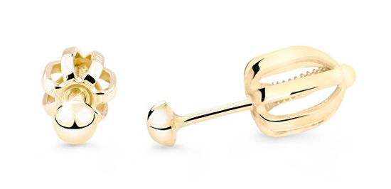 Cutie Jewellery Uhani iz rumenega zlata Z5003-30-X-1