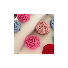 Flamenco Mystique Velika XL sponka za lase v obliki fuksijskega cveta, 9 cm, iz kakovostnega kovine in plastike