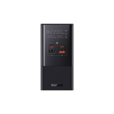 BASEUS polnilna postaja, 6 priključkov: 2xAC, 2xUSB, 2xUSB-C, 100W