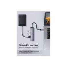 Ugreen CM473 USB 3.0 Adapter HUB USB-C v 4xUSB