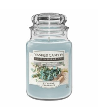 Yankee Candle Dišeča sveča Home Inspiration velika Fresh Eucalyptus 538 g
