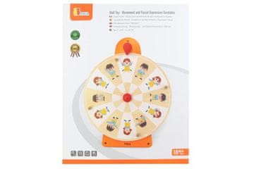 Lesena stenska igra obraznih izrazov