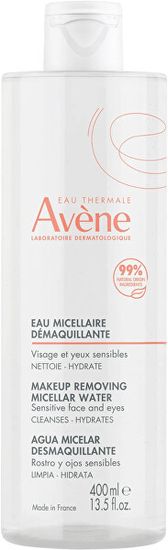 Avéne Micelarna voda za odstranjevanje ličil za normalno in občutljivo kožo 400 ml