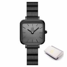 Shengke Ženska ročna ura Luxe Black