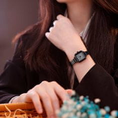 Shengke Ženska ročna ura Luxe Black