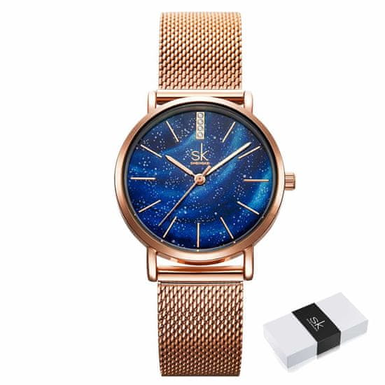 Shengke Ženska ročna ura Galaxy Blue